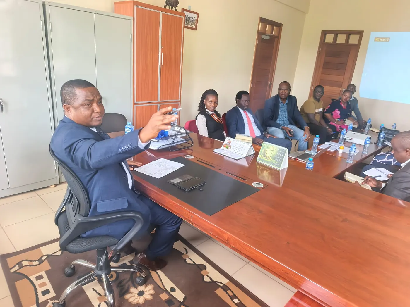 Courtesy call at Makueni University College